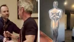 Sean Penn Receives Special Ukraine-Made 'Oscar' After Skipping Hollywood Ceremony