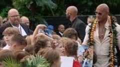 Students Get the Shock of Their Lives Meeting Dwayne 'The Rock' Johnson on School Trip