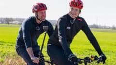 Prince William Surprises Greg James With Royal Appearance on Comic Relief Bike Challenge