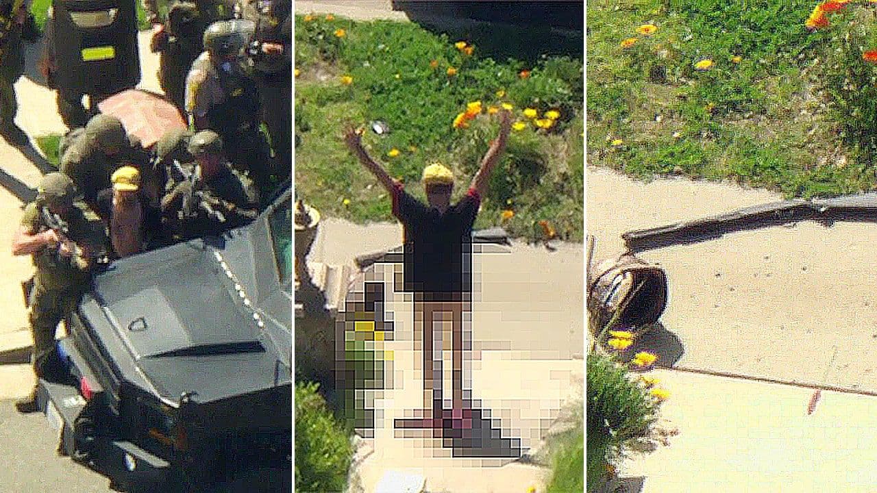 Pantless Suspect Surrenders to SWAT After Firing Gun Near California School Zone