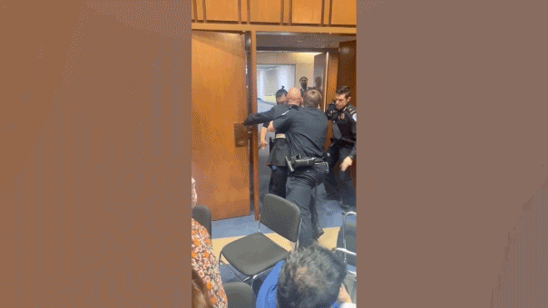 Former Navy SEAL Senator Steps In During Violent Protester Removal at Senate Hearing