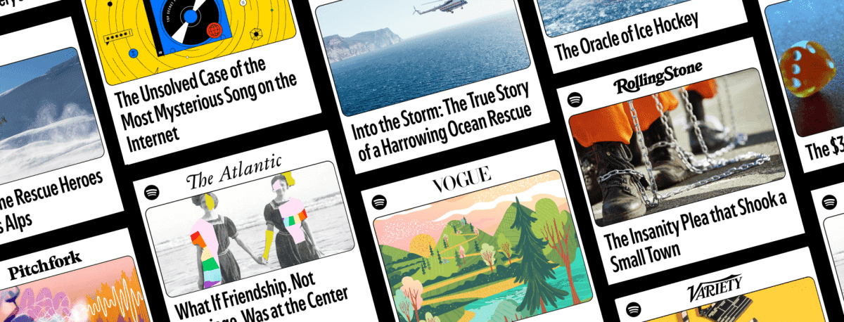Spotify Expands Into Narrated Magazine Articles From Top Publications
