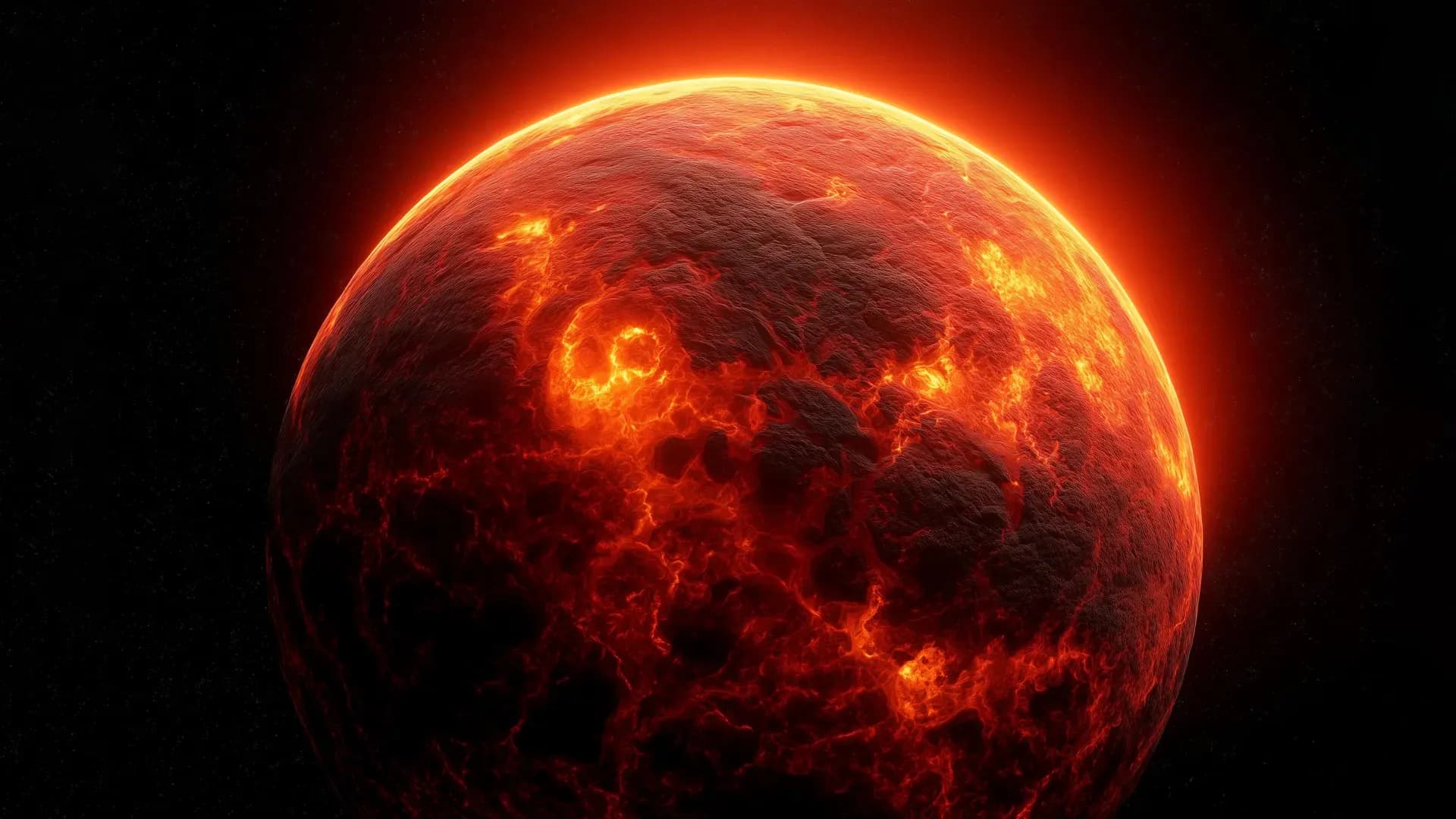 Webb Telescope Uncovers a Bizarre Hydrogen-Rich Atmosphere on a Molten Lava World
